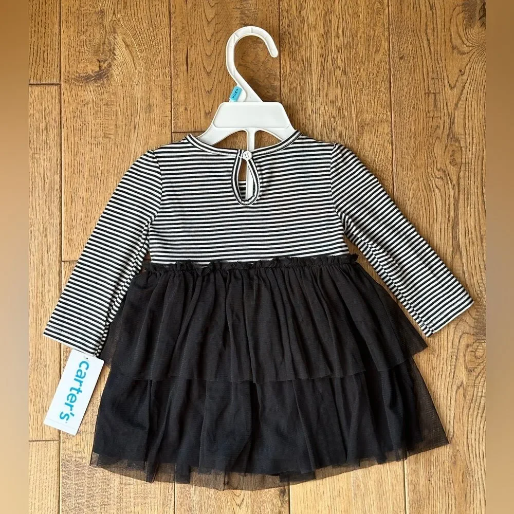NEW Carter’s Baby Halloween Tutu Jersey Dress size 6 months